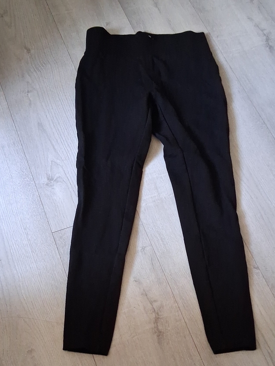 Matty M Pants - Matty M Black Skinny Ponte Knit Ankle Pants